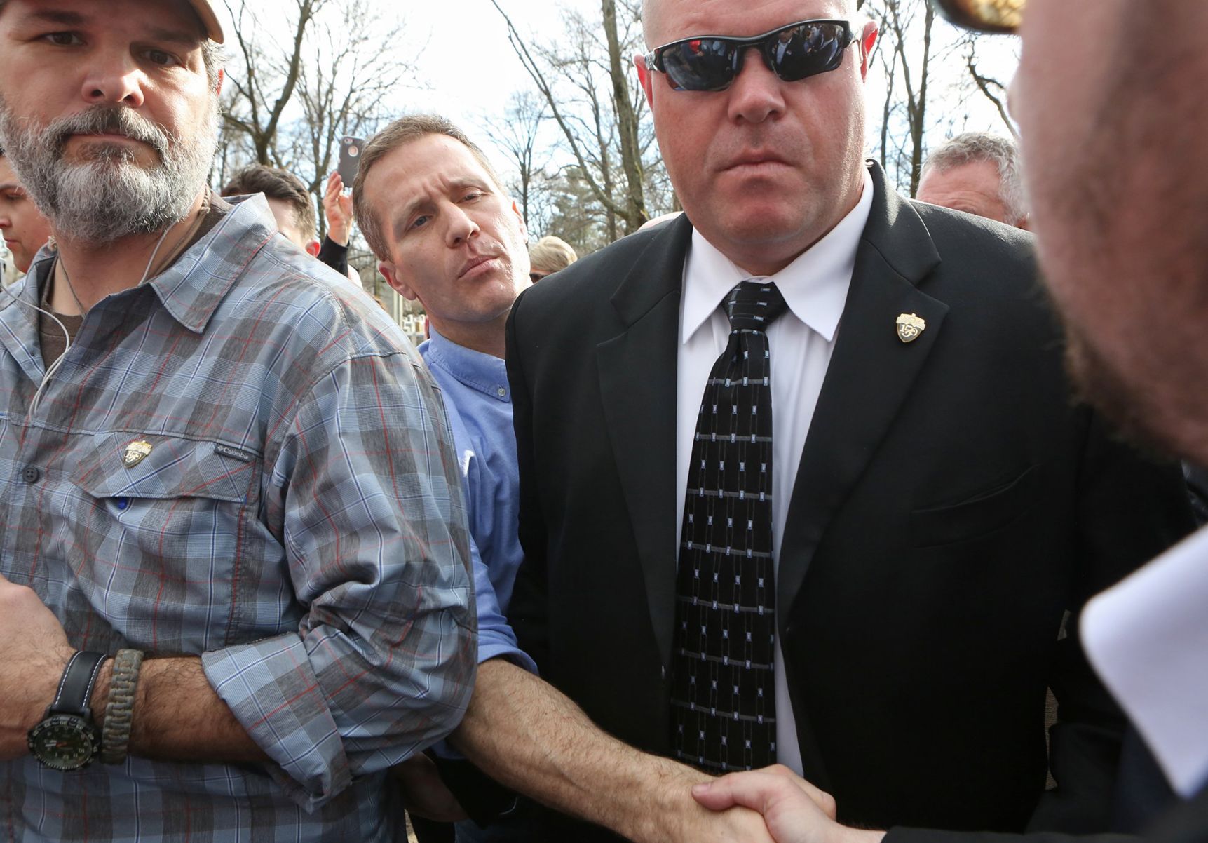 Vice President and Governor visit Vandalized Cemetery